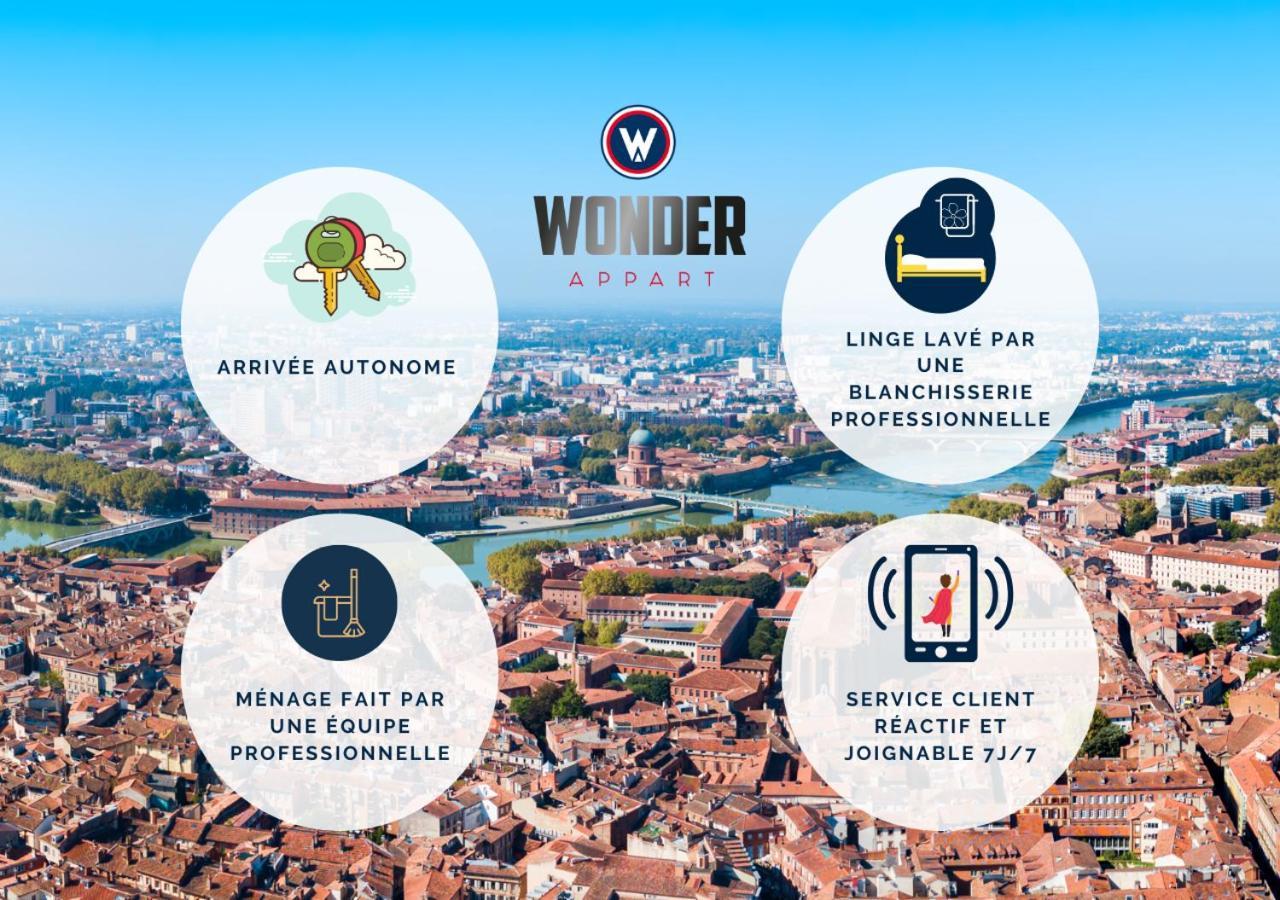 404 · Wonder Appart - Vue Garonne - Toulouse Extérieur photo